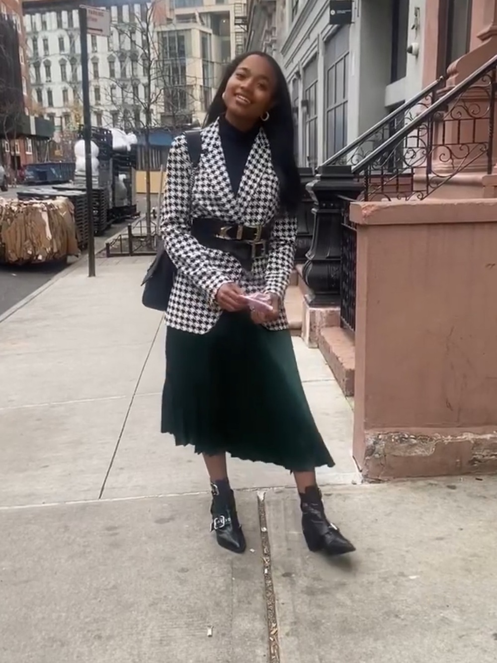 Houndstooth Blazer